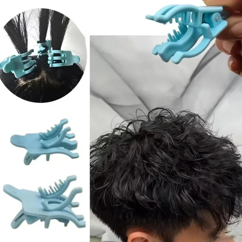 10-Pack Men's Reusable Perm Clips | Hair Curl Styling Clamps Perm Styling Clips QXL