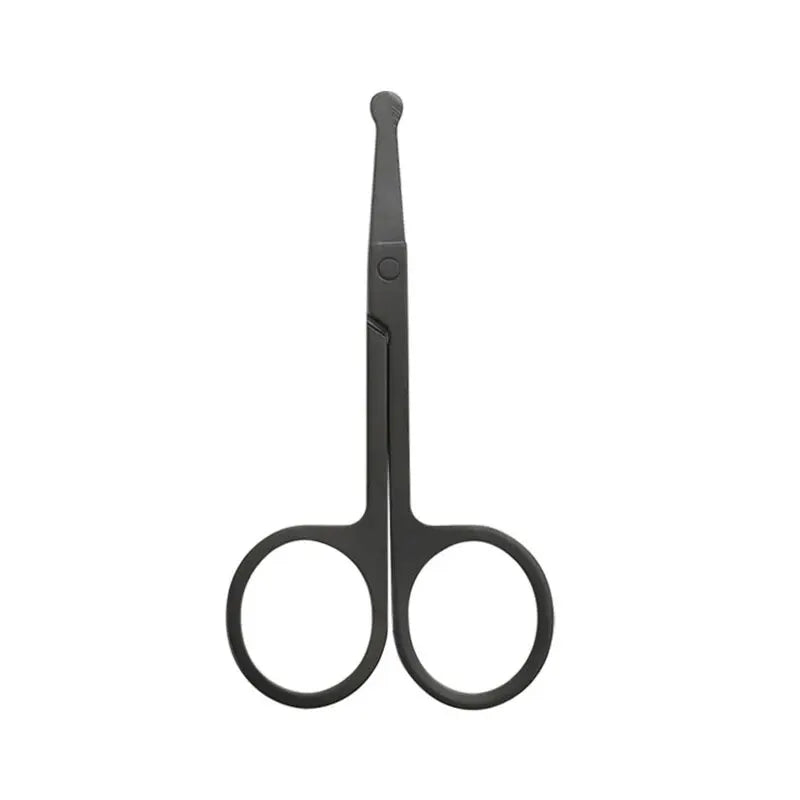 Stainless Steel Nose, Ear & Eyebrow Trimming Scissors Grooming Scissors QXL M103 Round