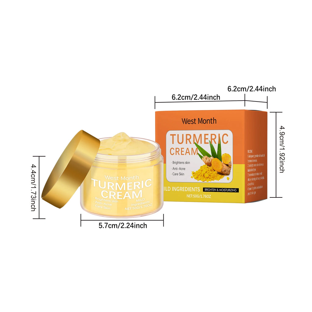 Turmeric Face Cream – Hydrating & Brightening Moisturizer Face Moisturizer Cream QXL