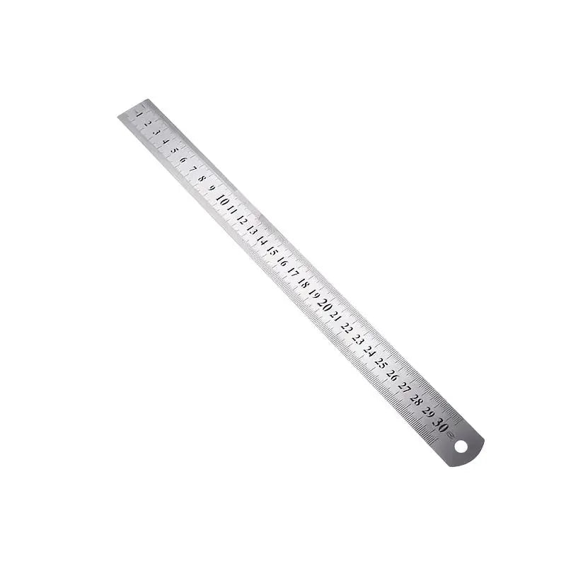 Metal Ruler Transparent Markings | Student, Office & Drafting Metal Drafting Ruler QXL