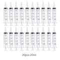 20ml Reusable Plastic Syringes | Hydroponics, Pet & Lab Use Plastic Measuring Syringe QXL 20Pcs 20ML