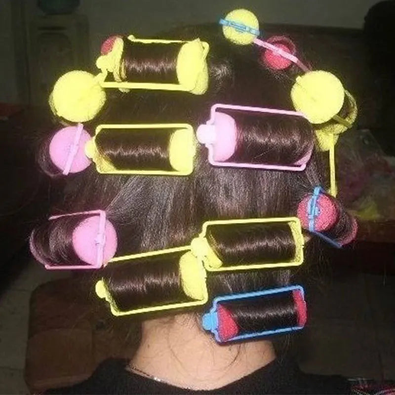 Heatless Foam Hair Rollers | Sponge Curler Set 6–14 Pcs Foam Hair Rollers QXL