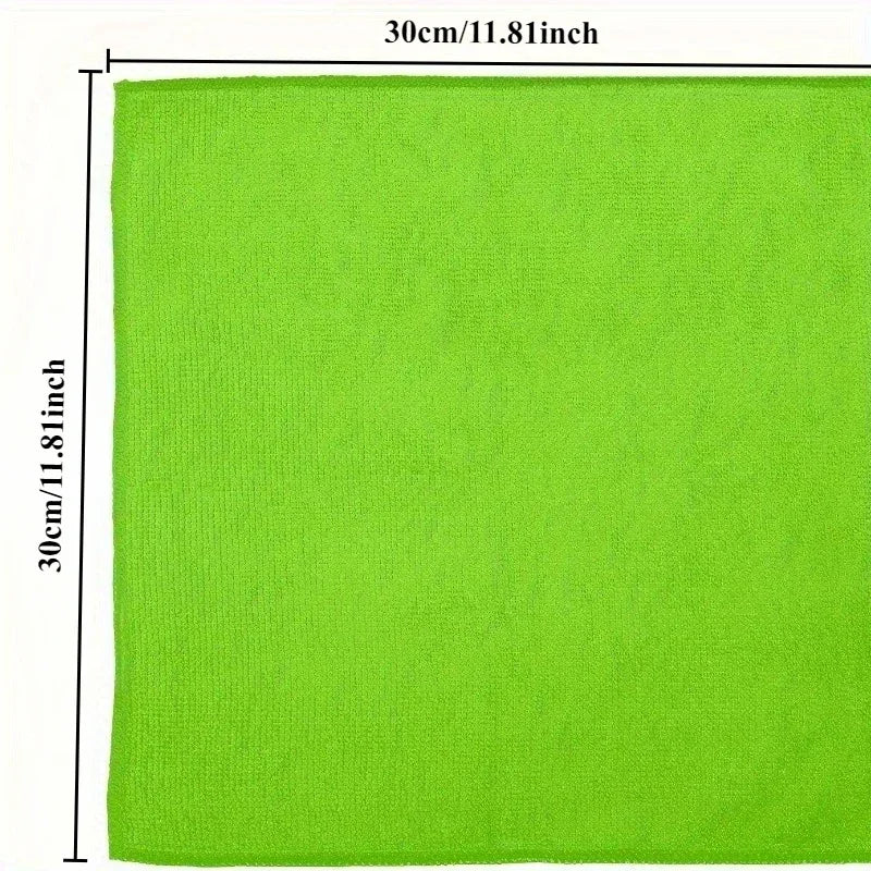 5/10-Pack Microfiber Cleaning Cloths | Absorbent Household Rags Microfiber Cleaning Cloth QXL