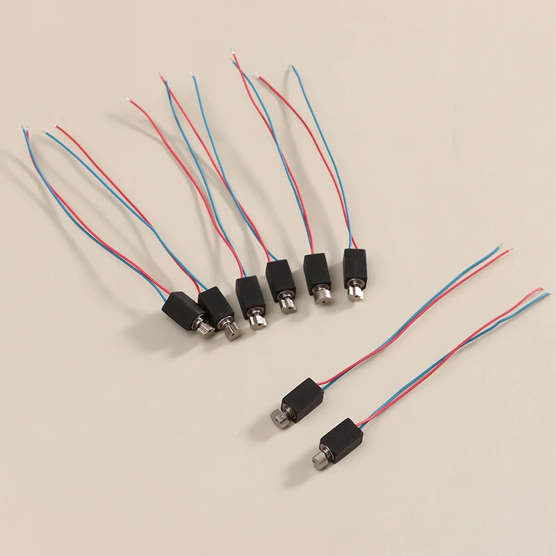 5-Pack 4×8mm DC 3V Mini Vibration Motor with Eccentric Wheel DIY Micro Vibration Motor QXL