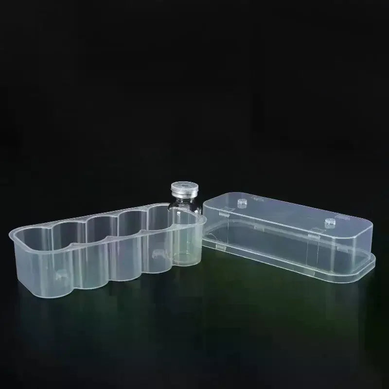 Stackable Clear Vial Storage Box | 3ml Microtube Freezer Organizer Vial Storage Organizer QXL