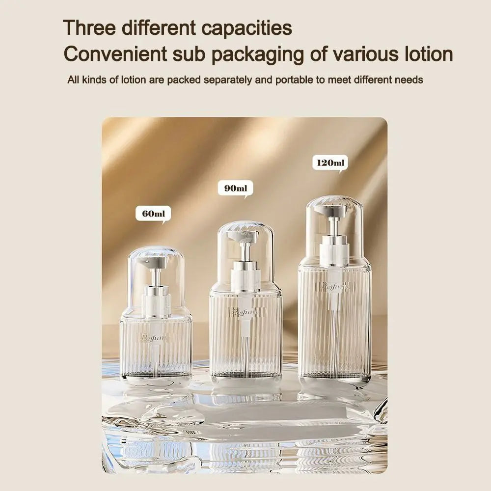 Refillable Pump Bottle 60/90/120ml – Lotion, Soap & Shampoo Refillable Pump Bottle QXL