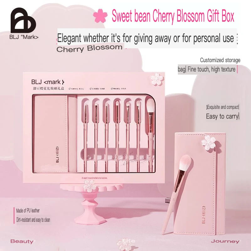 7-Piece Eye Makeup Brush Set | Eyeshadow Gift Box Eye Makeup Brush Set QXL