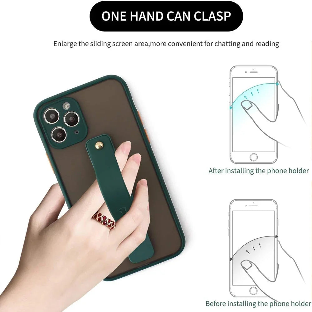 Universal Phone Finger Ring Stand & Push-Pull Grip Socket Holder Phone Ring Stand QXL