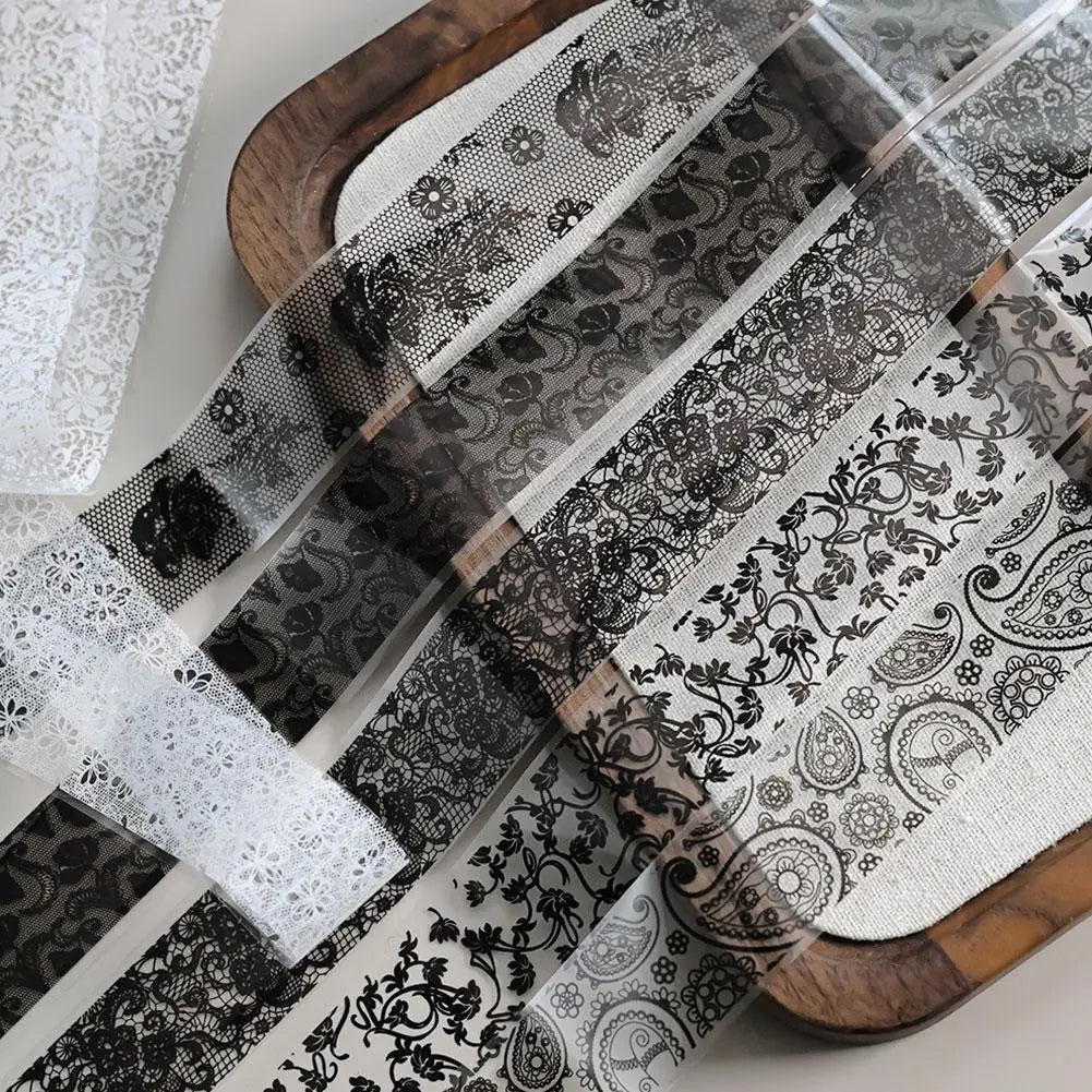 10-Roll Lace Nail Transfer Foils | Flower Pattern Sticker Set Nail Transfer Foils QXL