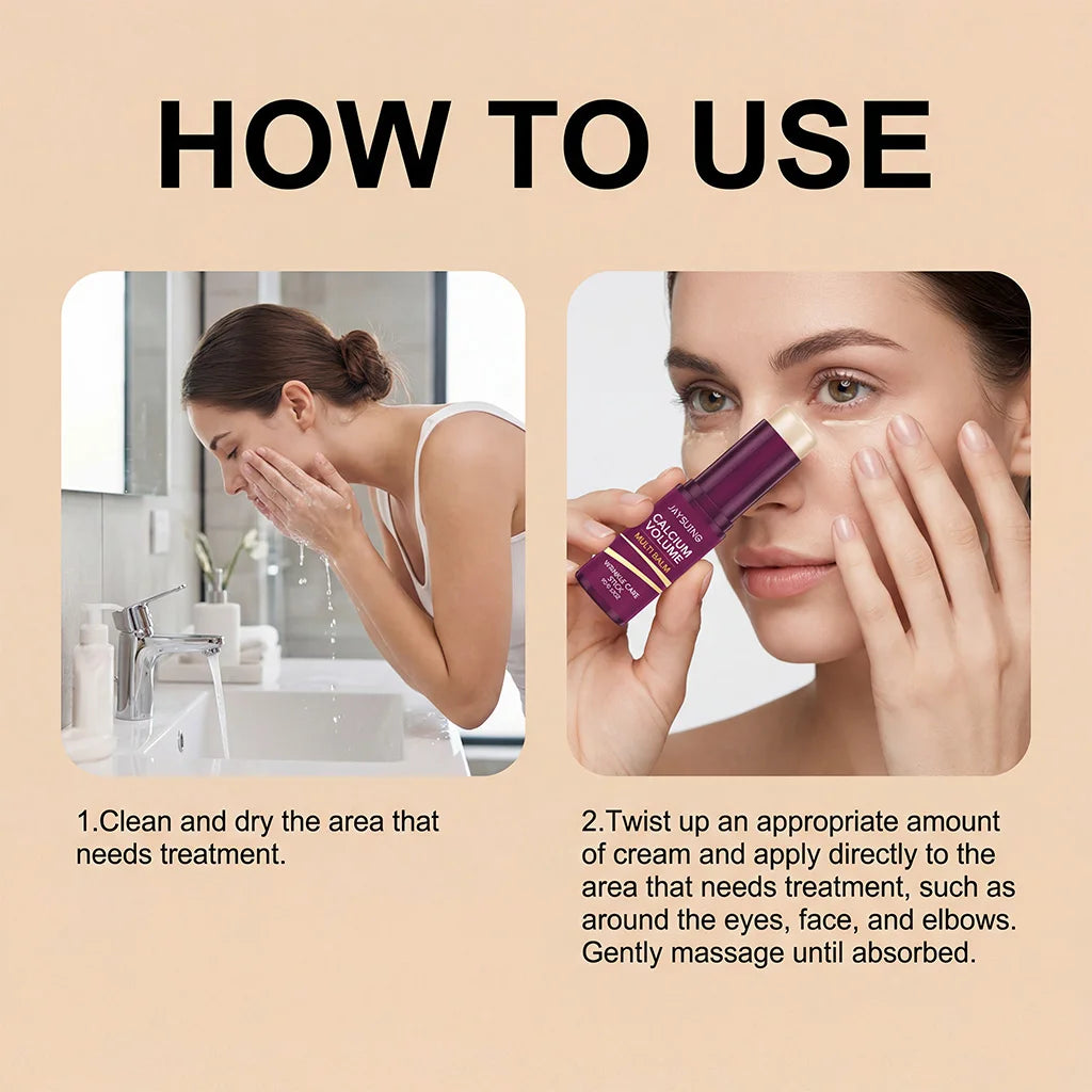 Jaysuing Hydrating Facial Cream Stick | Smooth Skin Balm 9g Facial Cream Stick QXL