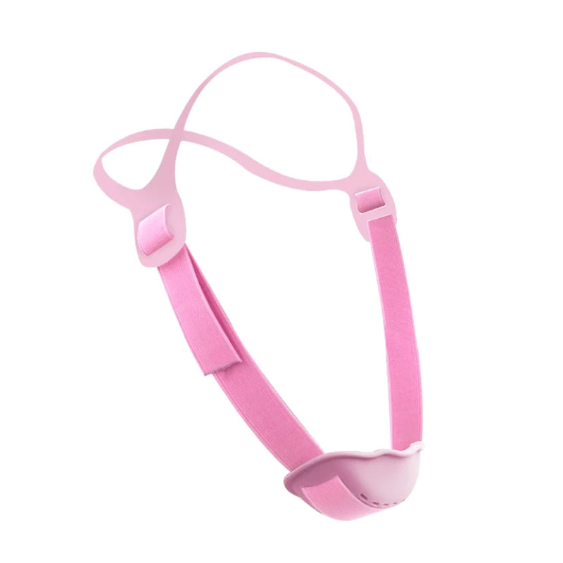 Adjustable Anti-Snore Chin Strap | Elastic Sleep Support Anti-Snore Chin Strap QXL Pink
