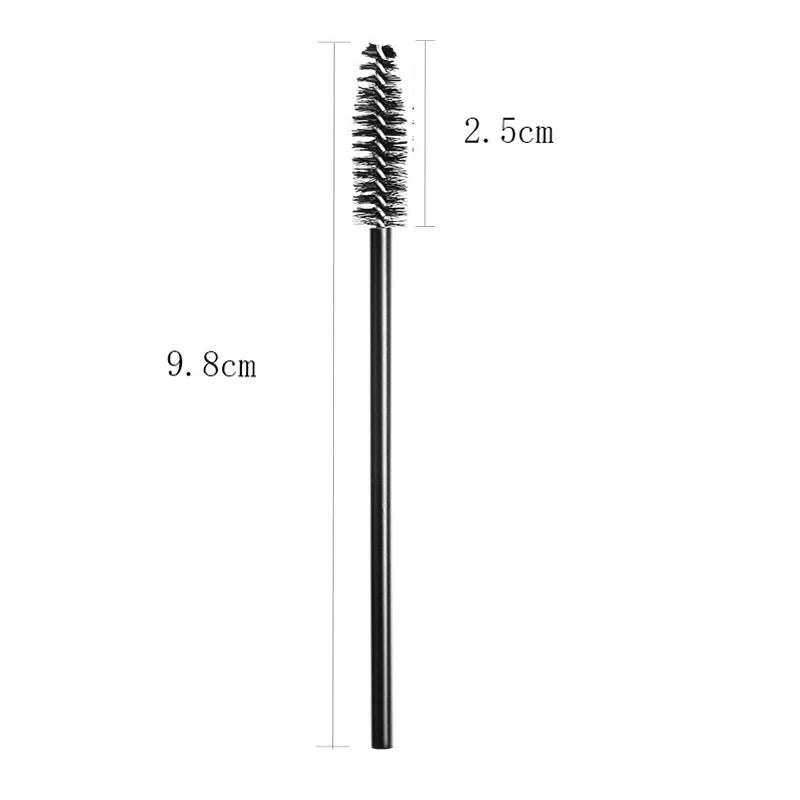 Disposable Mascara Wands & Spoolie Eyebrow Brushes 50/1000pc Disposable Spoolie Brushes QXL