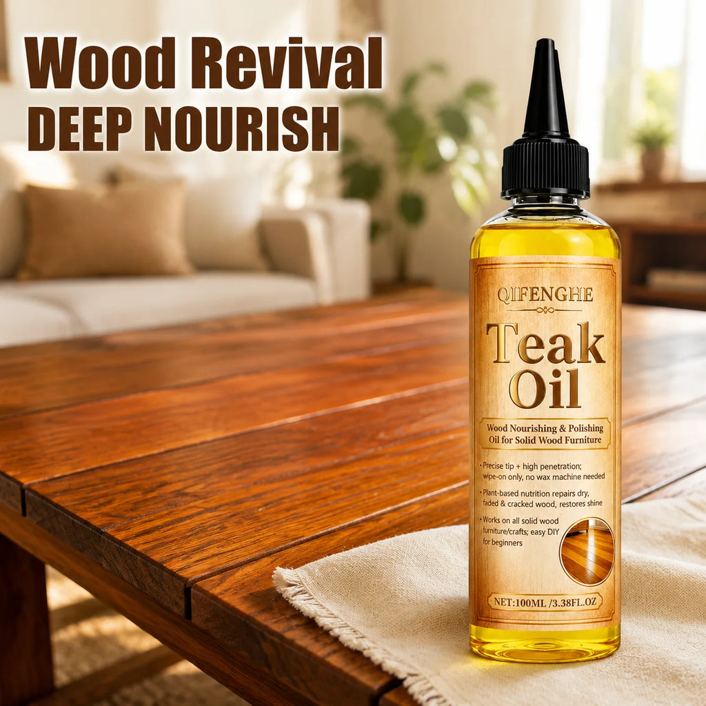 Teak Oil for Wood Furniture | Nourishing & Polishing Oil Wood Furniture Oil QXL