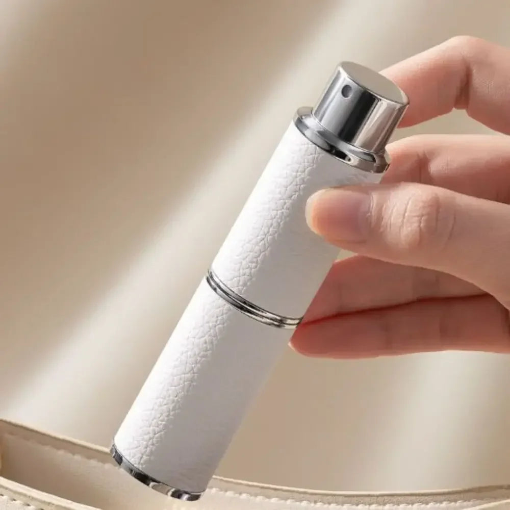 8ml Refillable Leather Perfume Atomizer | Mini Travel Spray Bottle Perfume Atomizer QXL