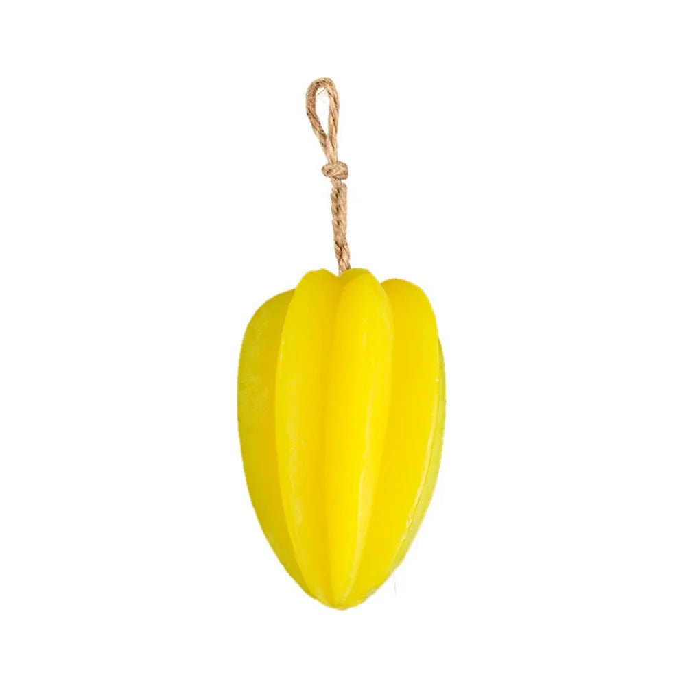 Mini Fruit-Shaped Soap | Moisturising Kids Bath Bar Gift Novelty Bar Soap QXL Starfruit