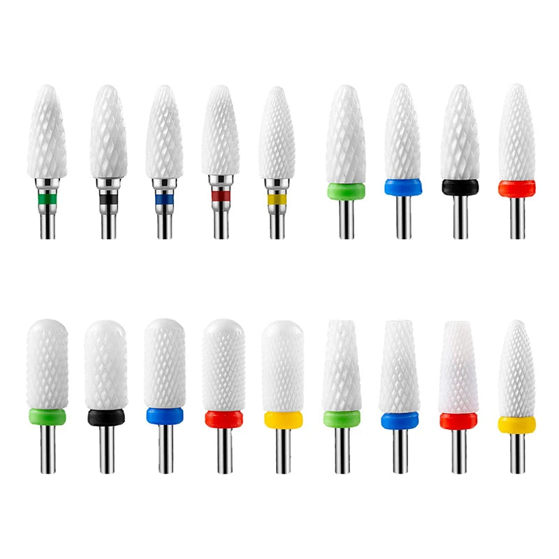 Ceramic Tungsten Nail Drill Bit | Manicure Milling Cutter Nail Drill Bit QXL