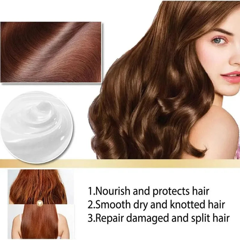 SADOER Keratin Hair Mask – Smoothing & Straightening Treatment Keratin Hair Mask QXL