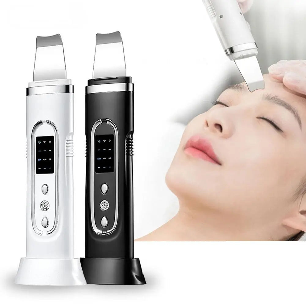 Ultrasonic Skin Scrubber | Deep Pore Cleansing Facial Device Ultrasonic Facial Scrubber QXL