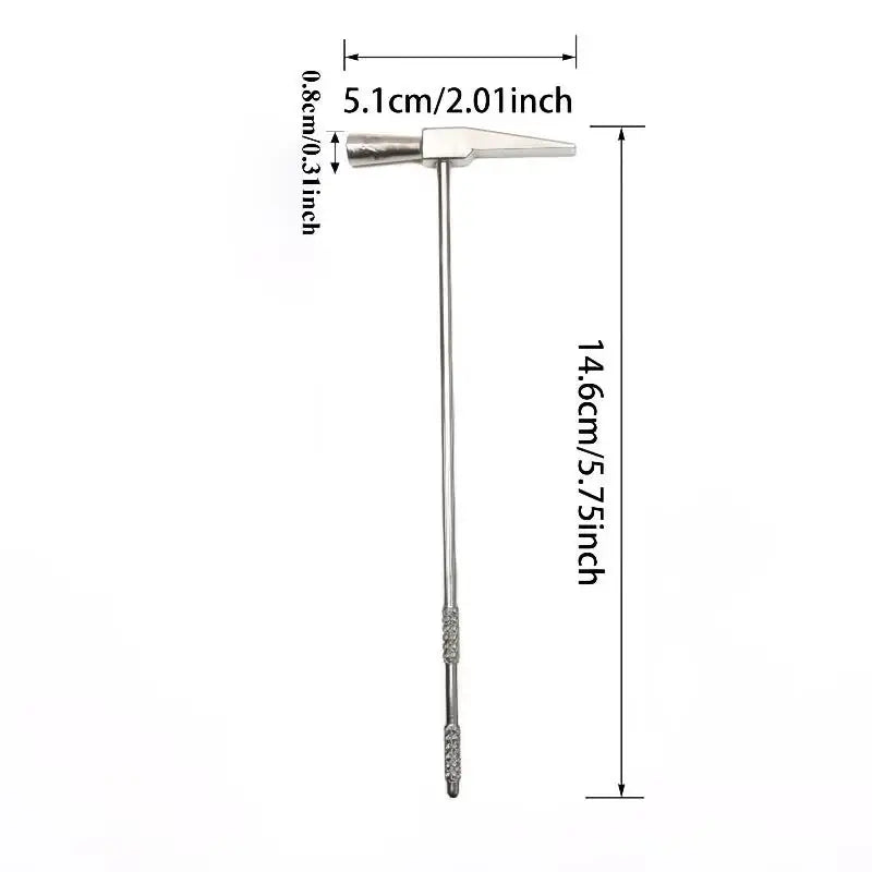 Stainless Steel Jewelry & Kalimba Tuning Hammer – Heavy Duty Jewelry Tuning Hammer QXL