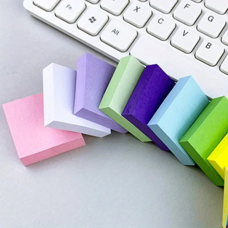 11-Pack Colored Mini Square Sticky Notes | Self-Adhesive Memo Sticky Note Pads QXL