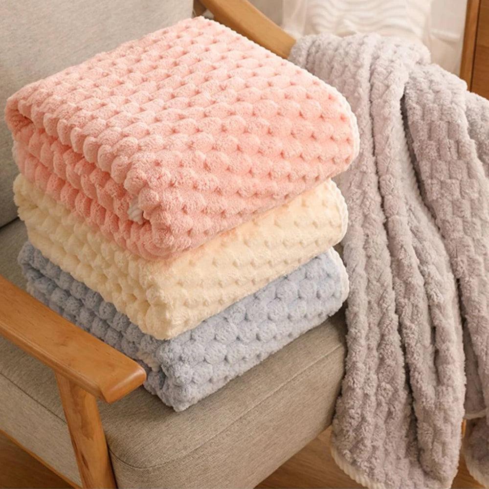 70x140cm Waffle Weave Cotton Bath Towel – Soft & Quick-Dry Bath Towel QXL