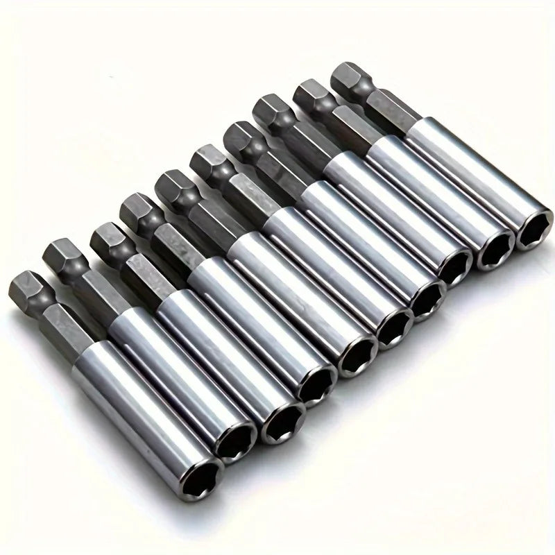 4-Pack Magnetic Hex Drill Bit Extension Socket Holder Set Drill Bit Holder QXL