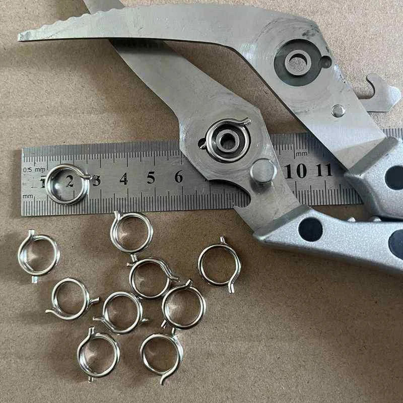 2-Pack Torsion Springs for Kitchen Scissors | 1.8mm Wire 15mm OD Scissor Replacement Spring QXL