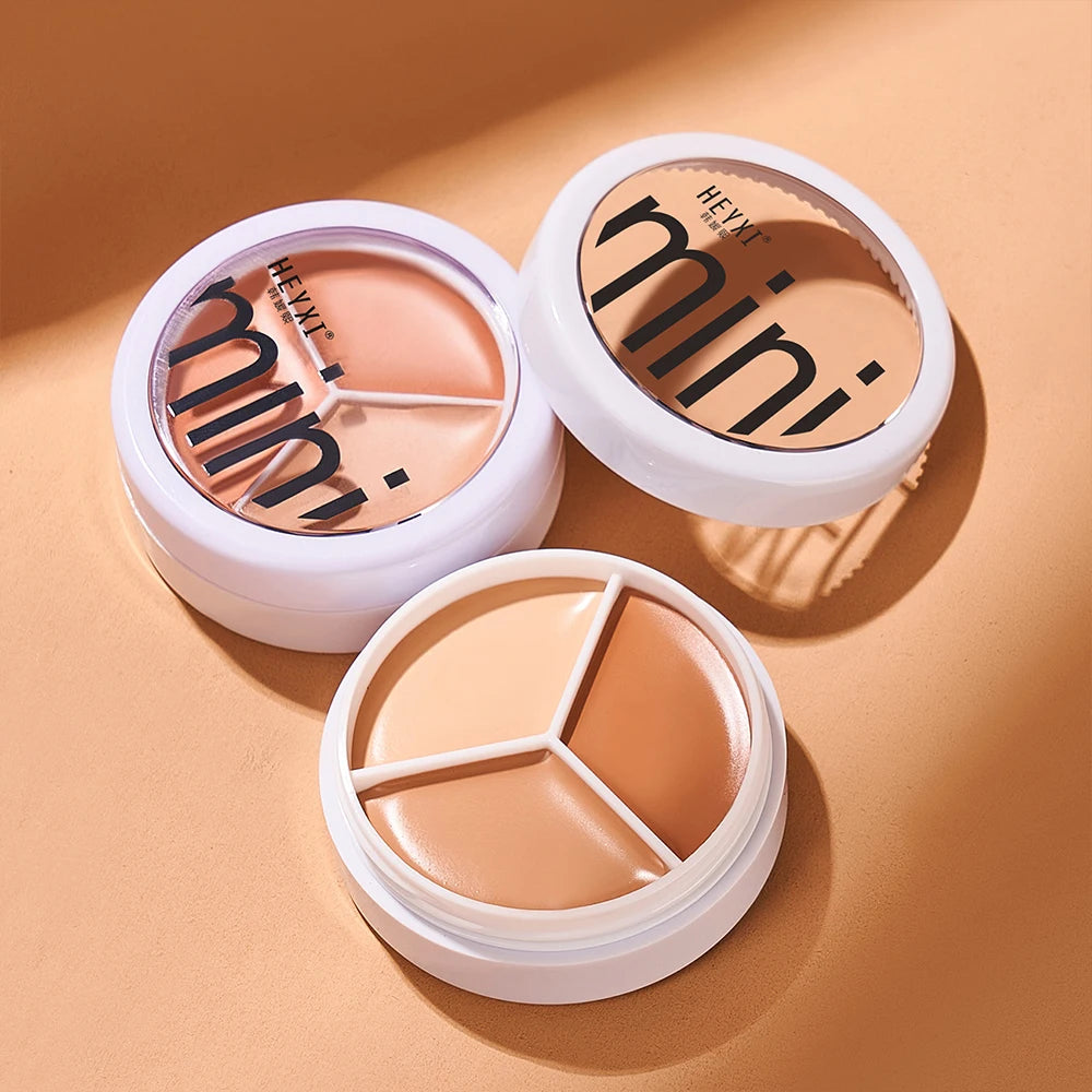 3-Color Concealer Palette | Cover, Brighten & Highlight Concealer Palette QXL