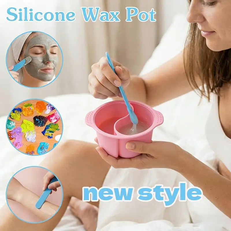 Silicone Double Compartment Nail Soak Bowl | Salon & DIY Nail Soak Bowl QXL