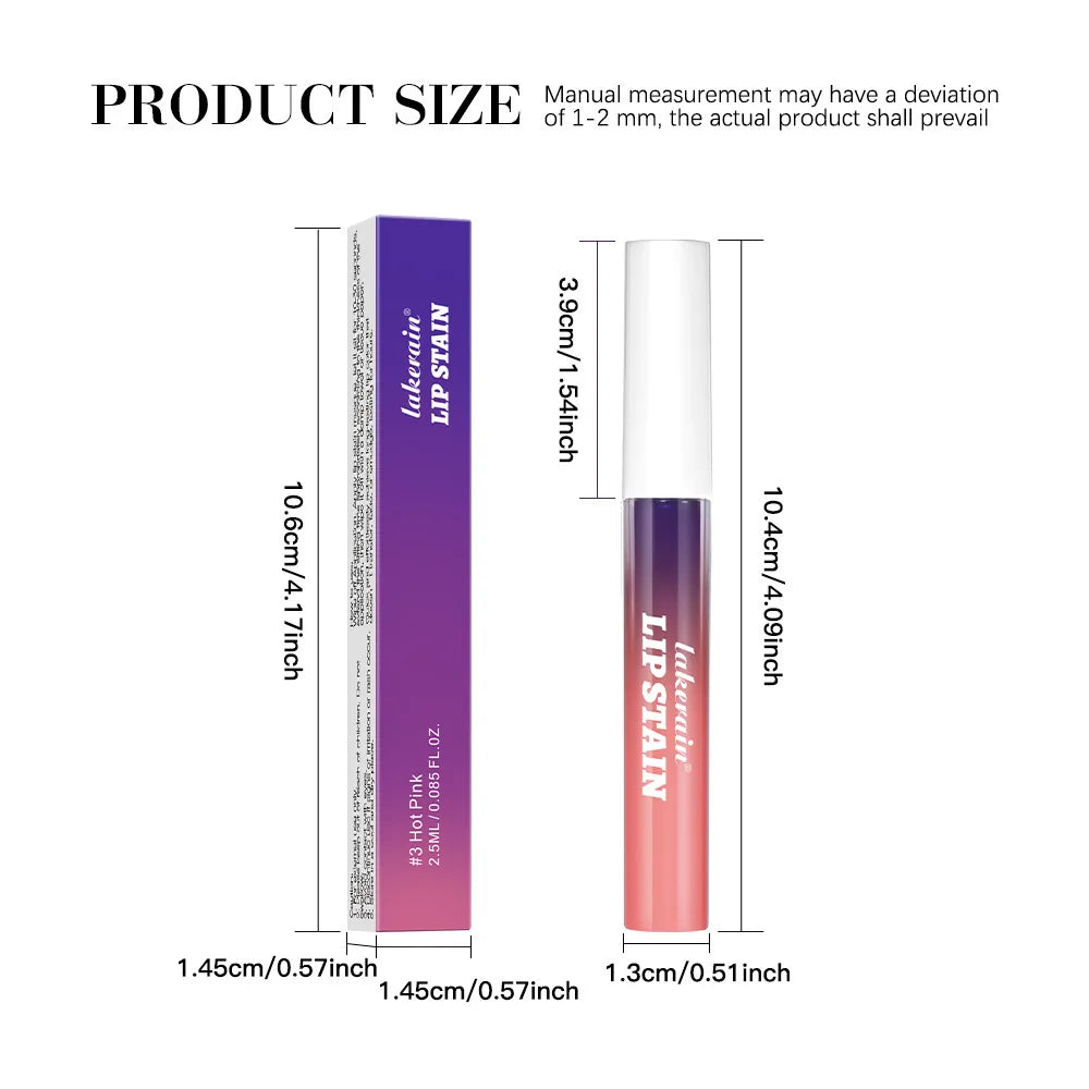 Peel-Off Metallic Lip Stain | Matte Waterproof Lip Tint Peel-Off Lip Tint QXL