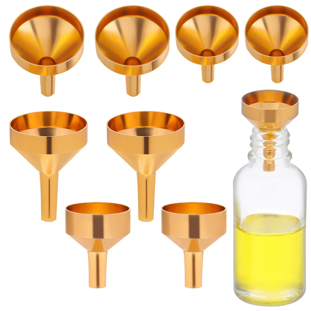 Miniature Metal Funnel Set with Droppers for Perfume & Oils Mini Funnel Set QXL