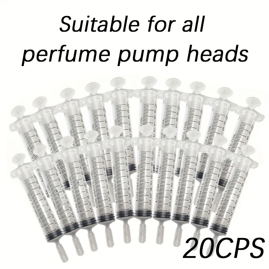20-Pack 10ml Perfume Transfer Syringes | Cosmetic Refill Tool Cosmetic Transfer Syringe QXL Plastic 20pcs 10ml