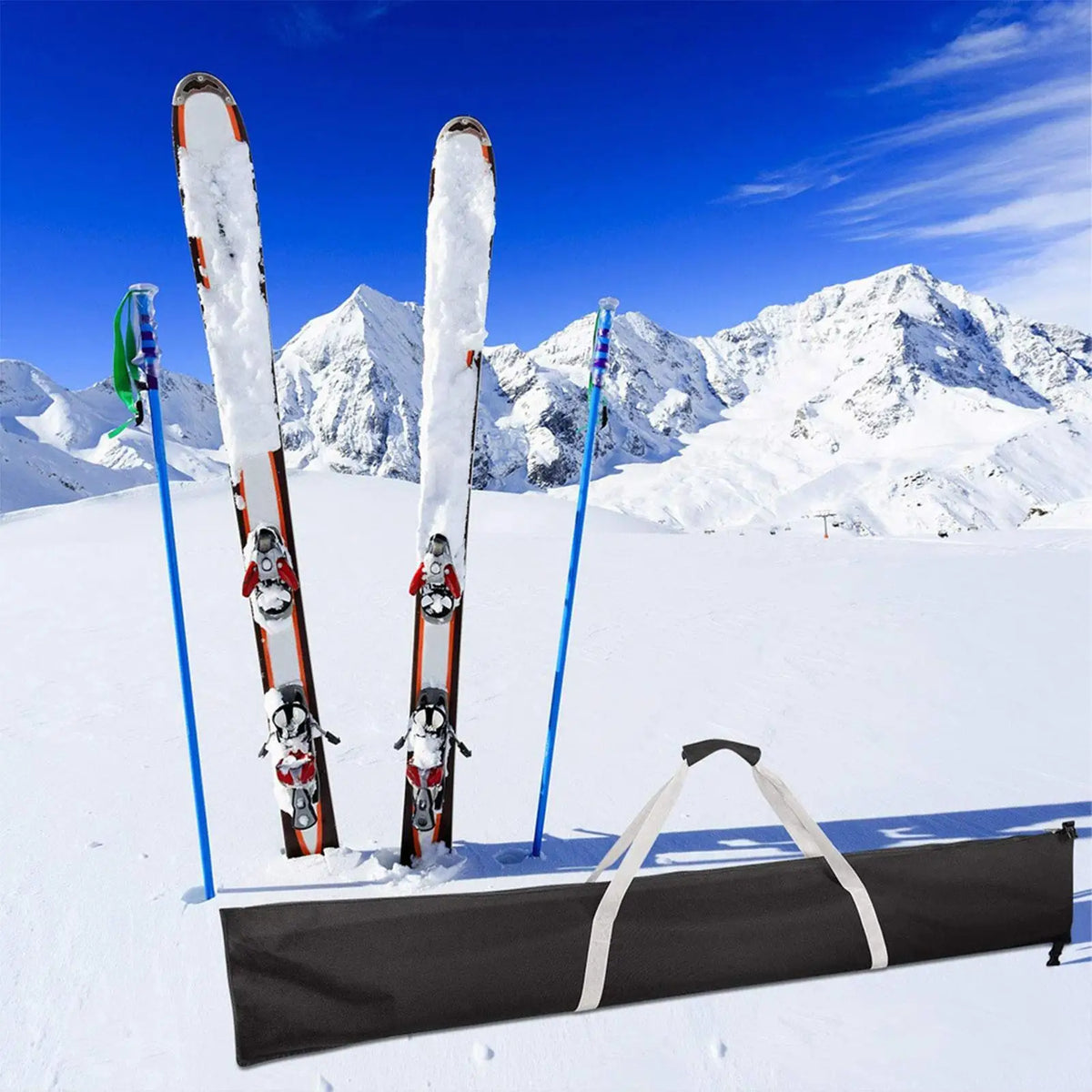 Waterproof Ski & Snowboard Travel Bag | 185cm Storage Bag Ski Travel Bag QXL