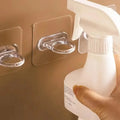 10-Pack Punch-Free Wall Hooks | Kitchen & Bathroom Organizer Wall Mounted Hooks QXL B334 5pcs