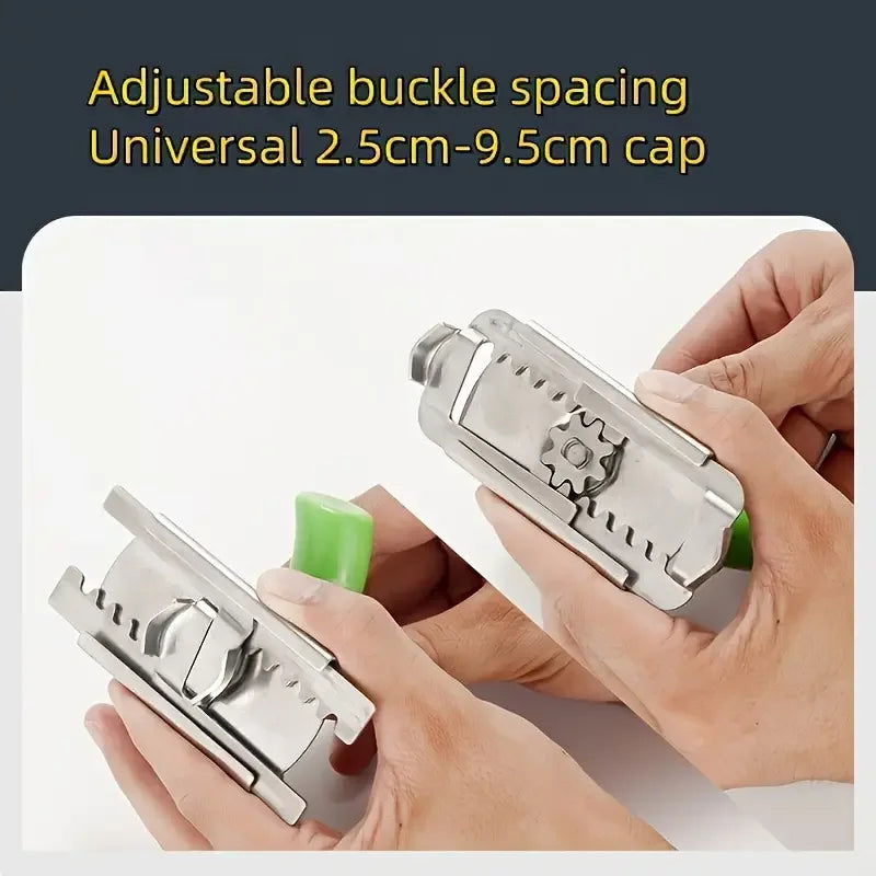 304 Stainless Steel Non-Slip Can Opener | Ergonomic Multi-Size Can Opener QXL