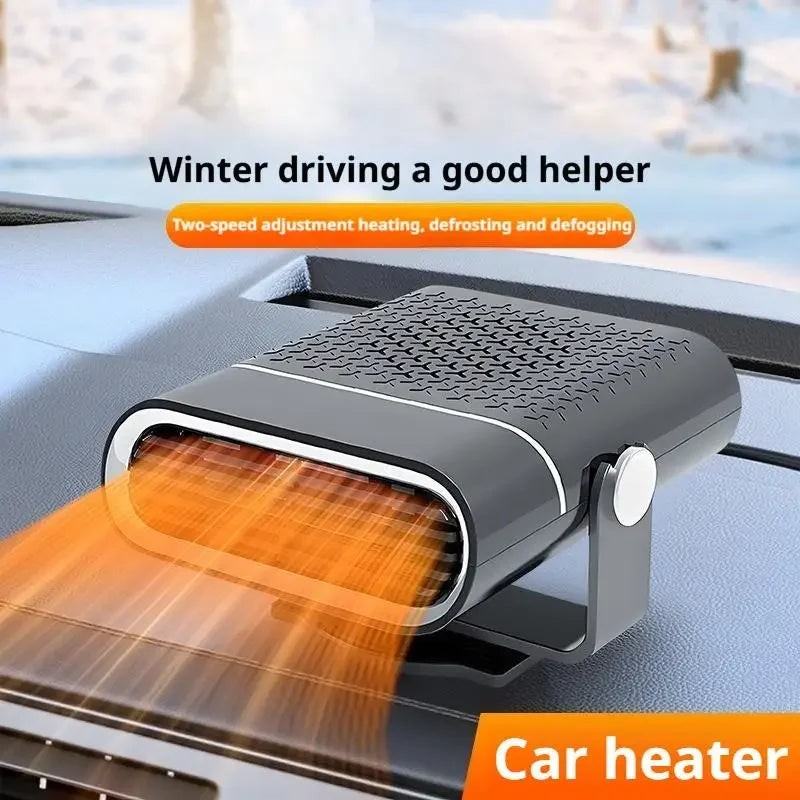 12V 120W Portable Car Heater & Fan | 360° Defogger Portable Car Heater QXL