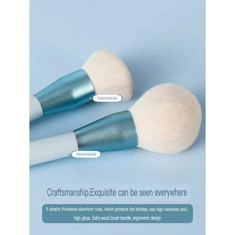 11-Piece Makeup Brush Set | Blush, Powder & Eyeshadow Makeup Brush Set QXL