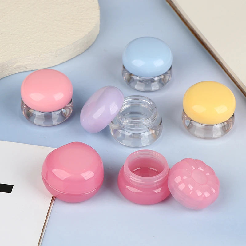 5g Empty Plastic Cosmetic Jar | Lip Balm Scrub Travel Container Cosmetic Jar QXL
