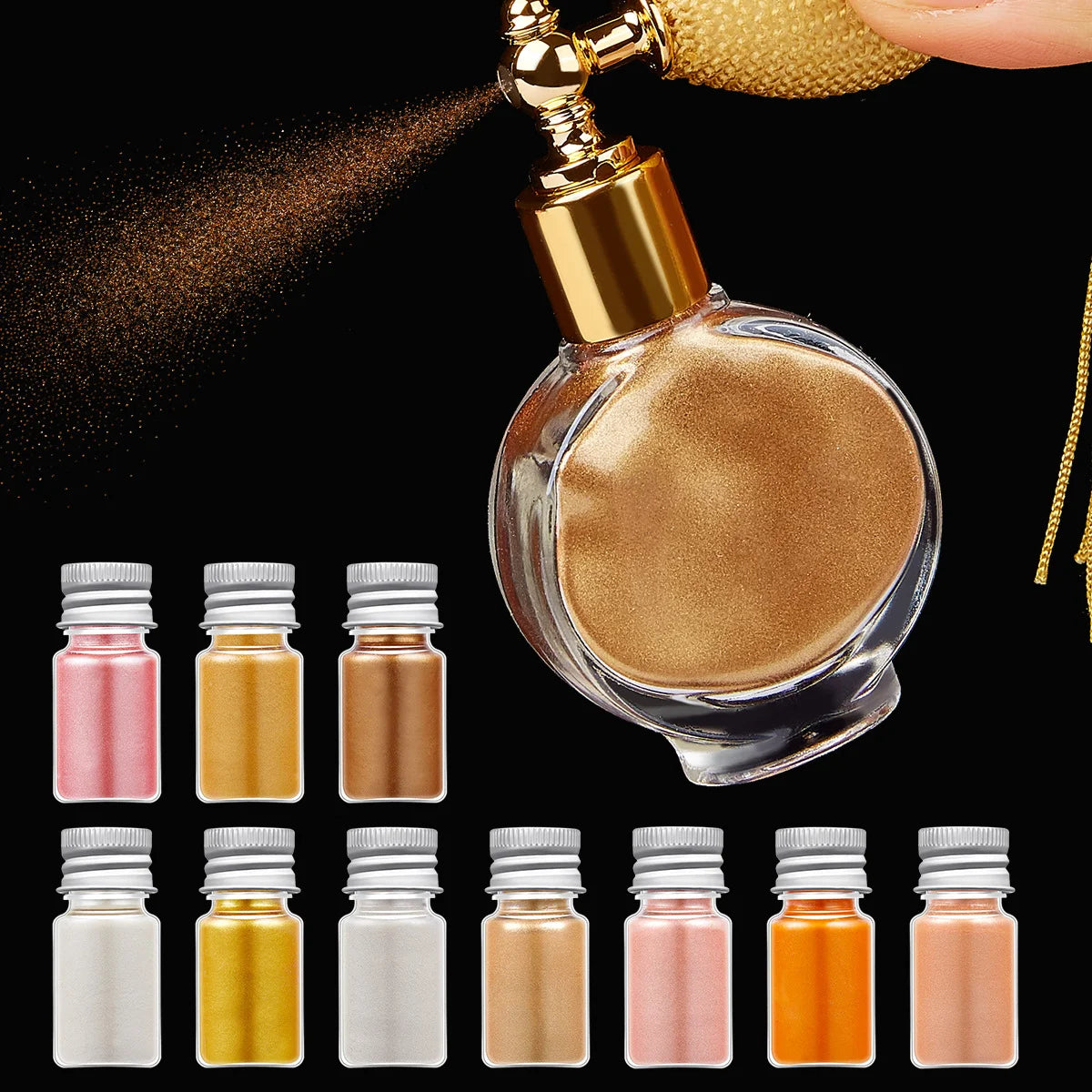 VERONNI Diamond Shimmer Spray & Highlight Powder | Face & Body Body Shimmer Spray QXL