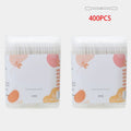 400-Pack Baby Cotton Swabs | Organic, BPA-Free, Biodegradable Baby Cotton Swabs QXL B293 A