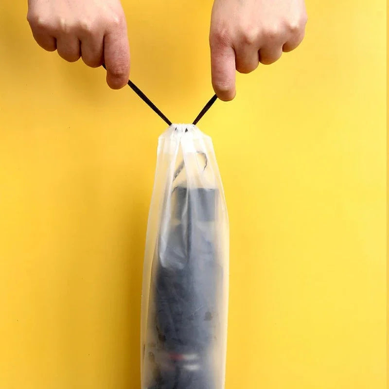 Waterproof Translucent Umbrella Storage Bag | Drawstring Cover Umbrella Storage Bag QXL