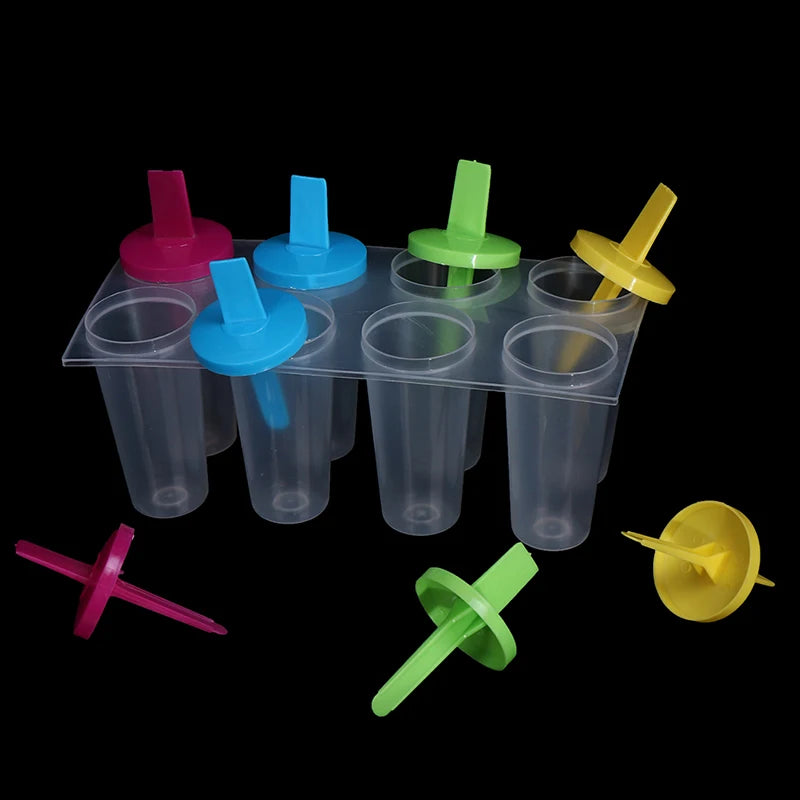 8-Piece DIY Popsicle Mold Set | Ice Pop & Yogurt Molds Popsicle Mold Set QXL