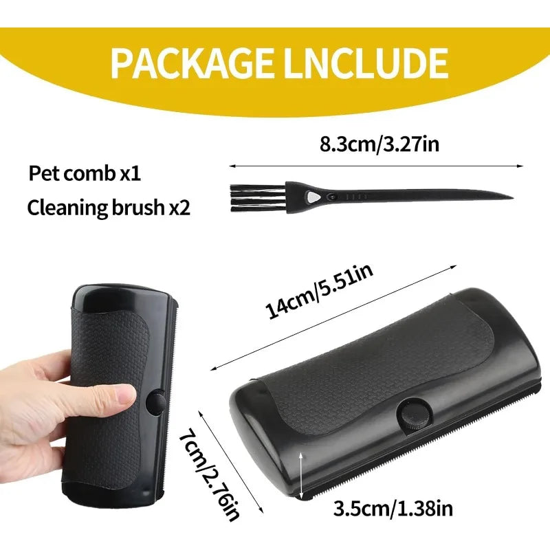 Pet Deshedding Comb & Grooming Brush – Dog, Cat & Horse Pet Grooming Comb QXL