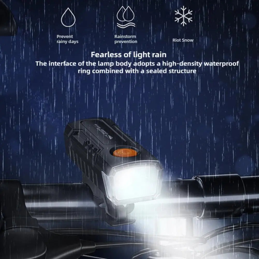 USB Rechargeable Bike Light | IPX5 Waterproof 4 Modes MTB Bicycle Flashlight QXL
