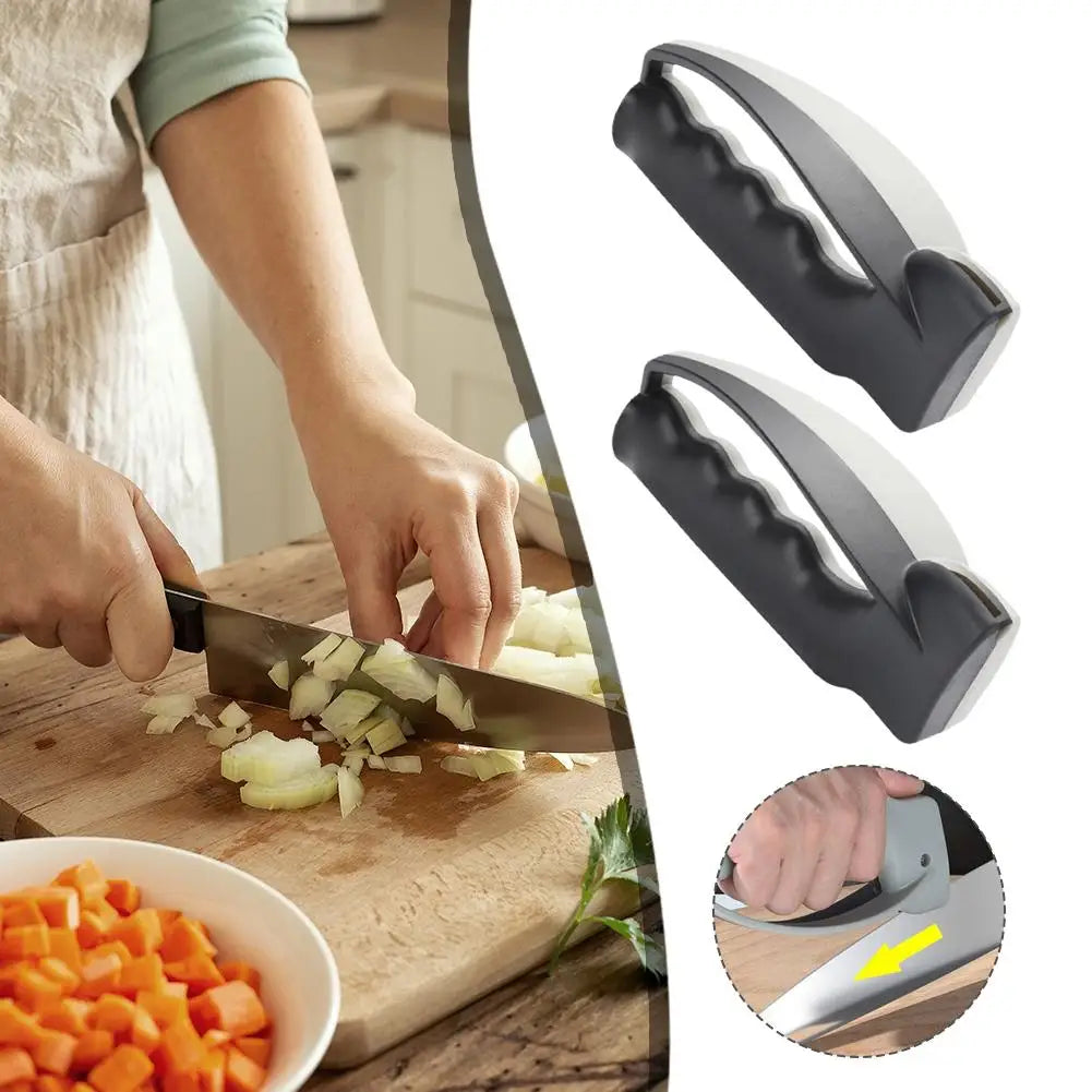 Manual Knife Sharpener | Quick Kitchen Blade Sharpening Tool Knife Sharpener QXL