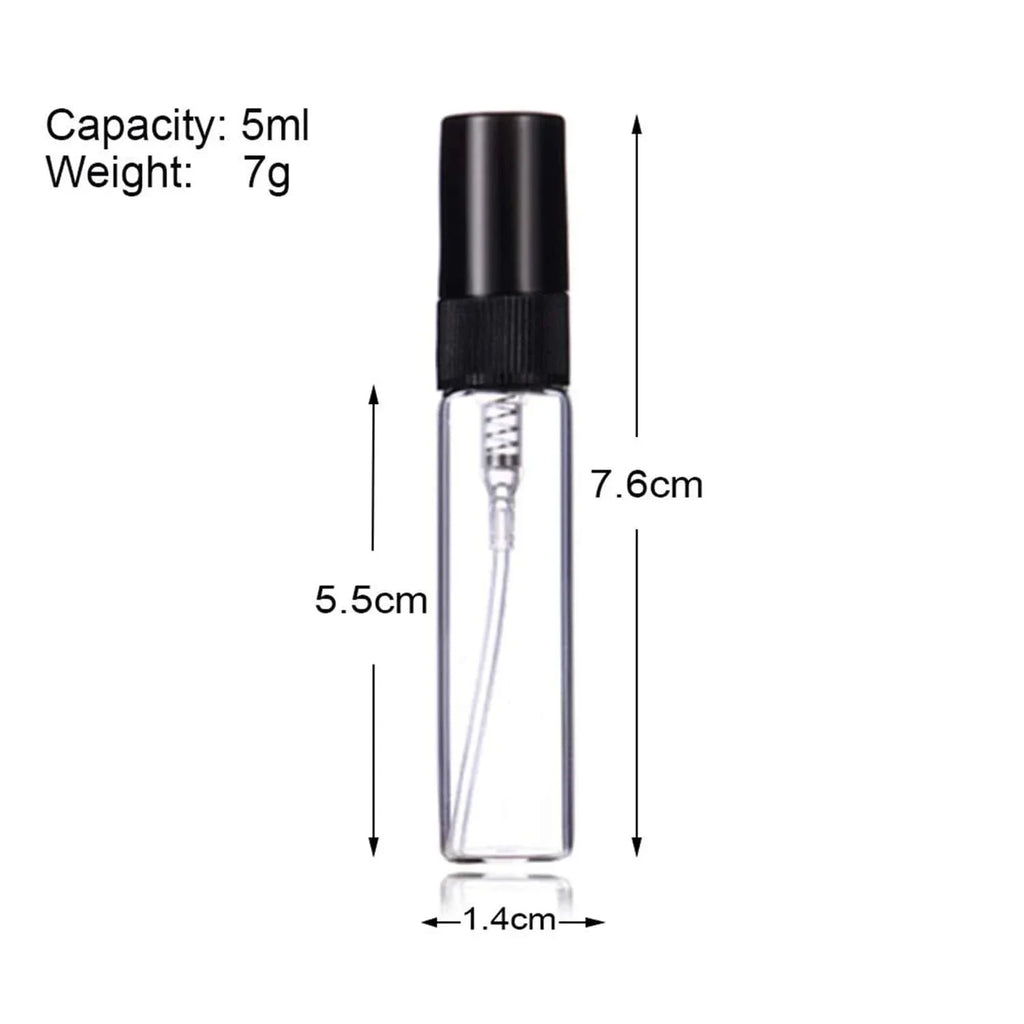 40-Pc Mini 5ml Glass Perfume Spray Bottles Kit | Funnels & Droppers Perfume Bottle Kit QXL