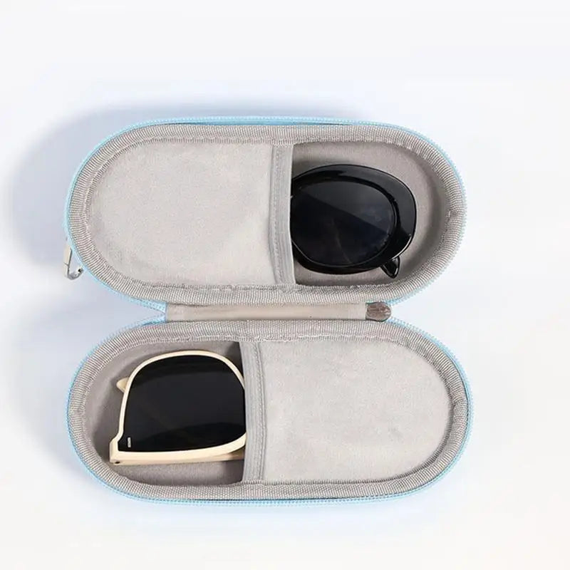 Double Glasses Case – Hard Shell EVA Travel Eyewear Holder Eyewear Storage Case QXL