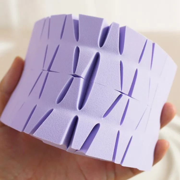 24-Pack Triangle Makeup Wedge Sponges – Foundation & Blending Makeup Wedge Sponge QXL Purple