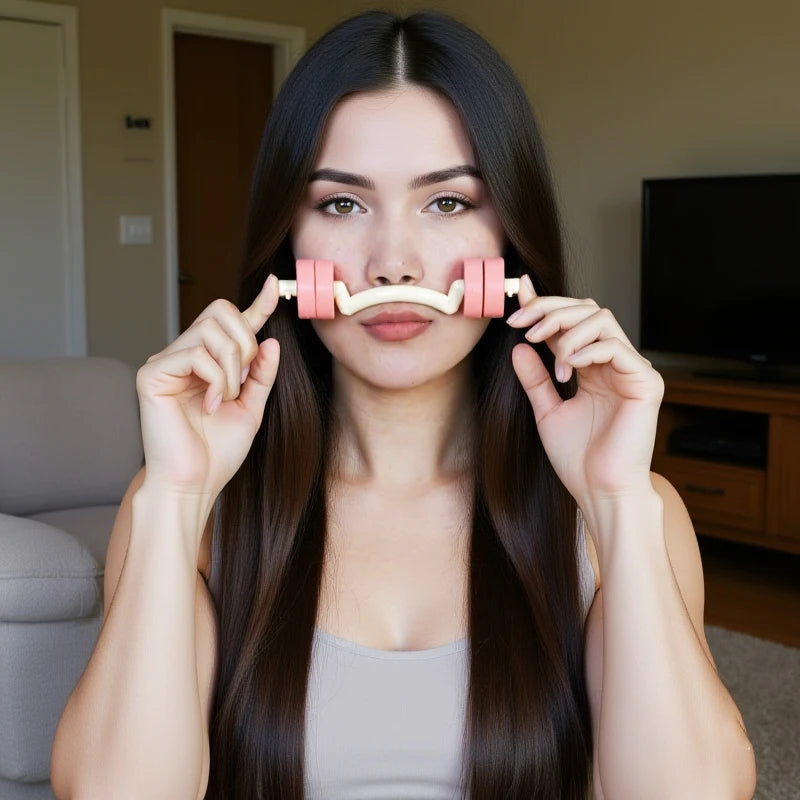Facial Muscle Exerciser Barbell | Face Lifting & Toning Tool Facial Muscle Exerciser QXL Default Title