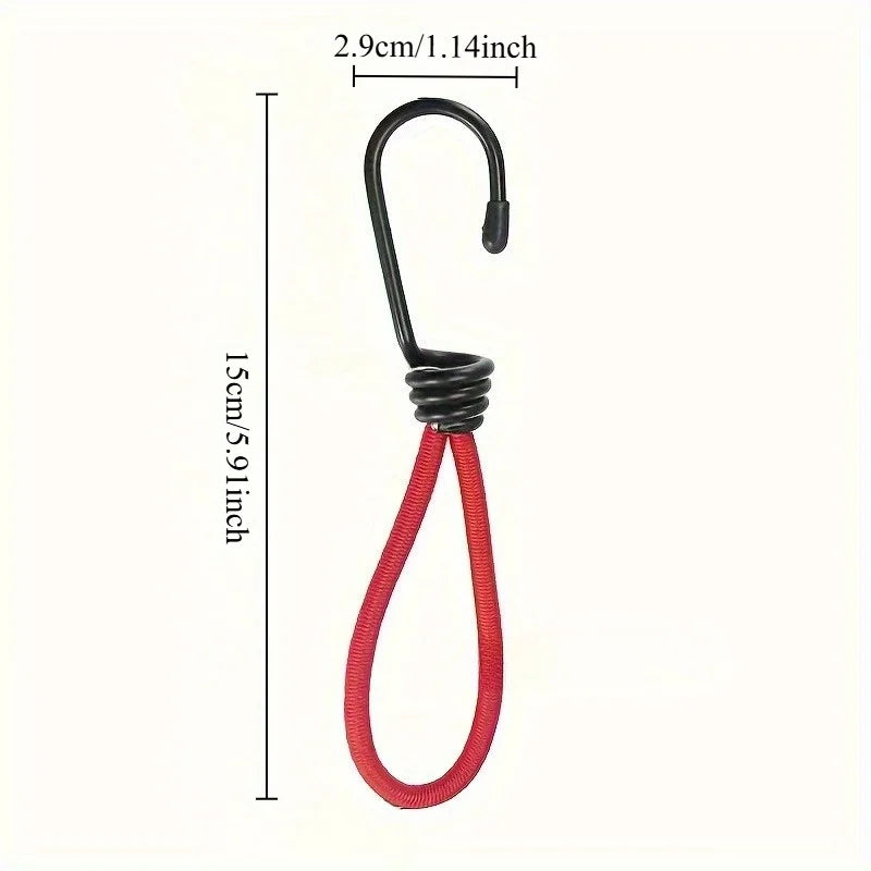 5-Pack Heavy Duty Bungee Cords with Hooks | Tie-Down Set Bungee Cord Set QXL